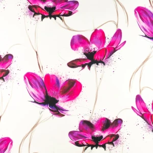 Barbie Marchiano w kwiaty ecru