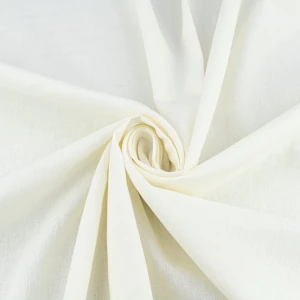 Tkanina len - kremowa