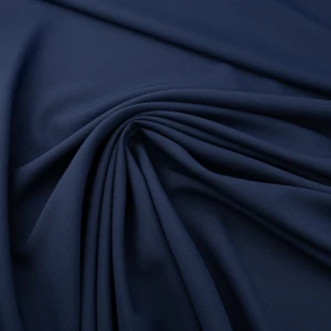 Tkanina panama kolor granatowy