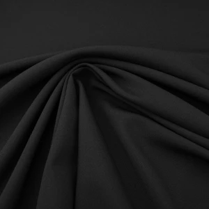 Tkanina panama kolor czarny