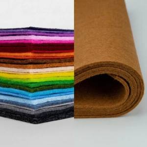 Tkanina Filc kamelowy gruby