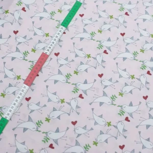 Bawełna wzór ptaszki