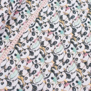 Bawełna wzór pandy