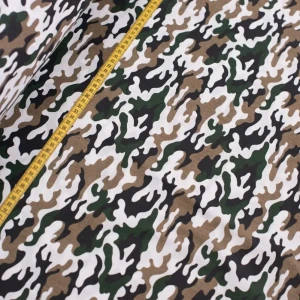 Bawełna wzór moro polarny