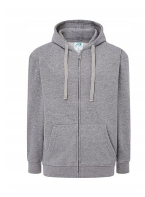 Bluza Dresowa z Kapturem Hood szara, zapinana na zamek