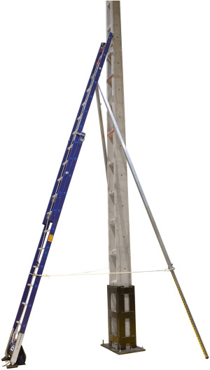 IRULADDER S 2,44–4,12 m: Izolowana drabina kotwicząca 100 kV do prac na słupach