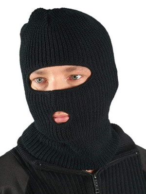 Kominiarka pod kask dwa otwory