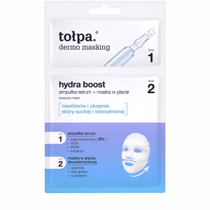 tołpa. 
dermo masking
 
dwuetapowa maska w płachcie, hydra boost ampoule mask, 1 szt.