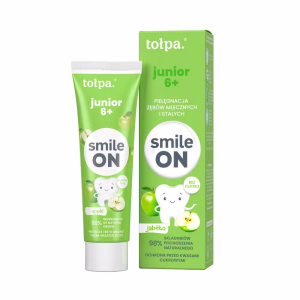 tołpa. 
junior 6+
 
wegańska pasta do zębów dla dzieci, 75 ml