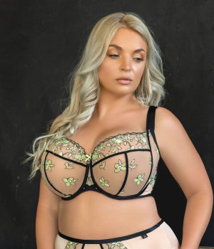 Beżowy Biustonosz LIME Soft Full Cup