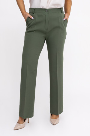 Khaki Spodnie cygaretki MODERI