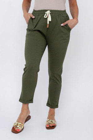Khaki Spodnie dresowe DAFNE