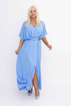 Baby blue Sukienka z paskiem VENTI