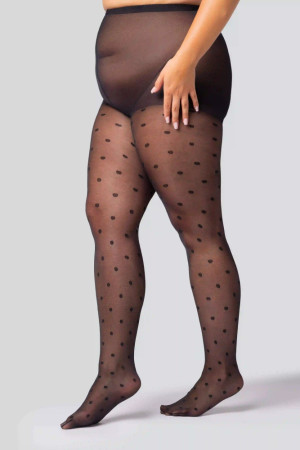 Rajstopy POLKA DOT 30DEN BLACK