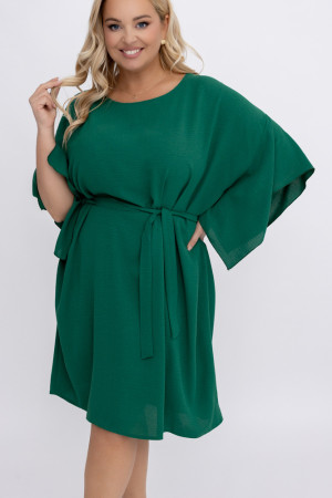Ciemnozielona Tunika kimono LUNDIA