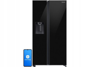 Lodówka Samsung RS65DG54M32CEO czarne szkło