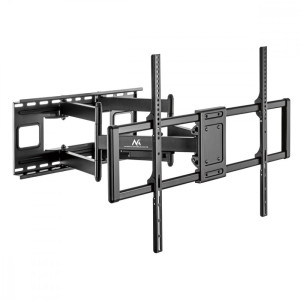 Maclean Uchwyt do TV ekonomiczny obrotowy 60-120" 120kg Czarny Maclean MC-482