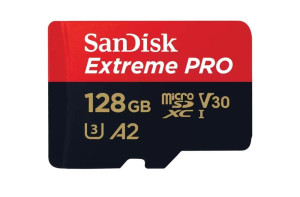 SanDisk Karta pamięci Extreme Pro microSDXC 128GB 200/90 MB/s A2 V30