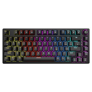 Savio Klawiatura mechaniczna bezprzewodowa PHENIX Gateron Yellow Pro, ABS