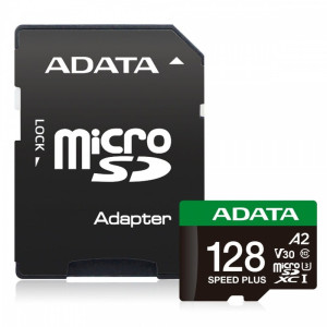 Adata Karta pamięci microSD Speed Plus 128GB UHS1 U3 V30 A2 180/160 MB/s