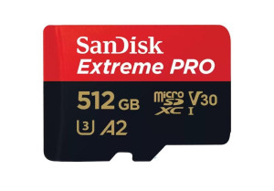 SanDisk Karta pamięci Extreme Pro microSDXC 512GB 200/140 MB/s A2 V30 U3