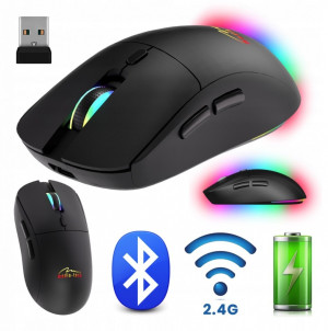 Media-Tech Mysz bezprzewodowa 2w1 (BT/RF)SILENT&RECHARGE