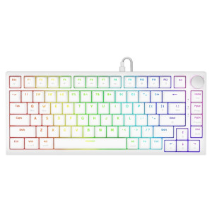 Savio Klawiatura magnetyczna ASTRAL White OUTEMU White Jade Magnetic RGB