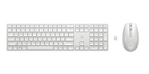 HyperX Zestaw klawiatura i mysz 650 bezprzewodowy biały 4R016AA#ABB