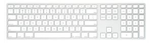 Matias Klawiatura bezprzewodowa - aluminiowa Mac dongle USB-C Silver