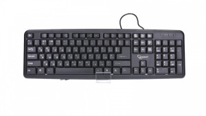 Gembird Klawiatura standardowa USB Cyrylica KB-U-103-RU czarna