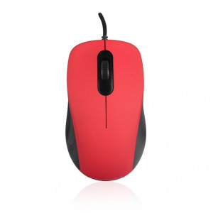 MODECOM Mysz przewodowa optyczna M10S Silent czerwona