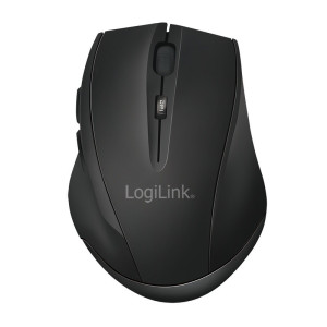 LogiLink Mysz bezprzewodowa BT 5.0,ergonomiczna, czarna