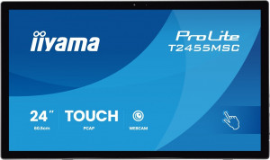 IIYAMA Monitor 24 cale T2455MSC-B2 POJ.10PKT.IPS,HDMI,DP,USB3.0,CAM,MIC, FHD 120Hz