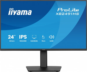 IIYAMA Monitor 23.8 cala XB2491HS-B1 IPS,HDMI,DP,1ms,350cd, 1500:1,120Hz,2x2W,HAS150 (PIVOT)