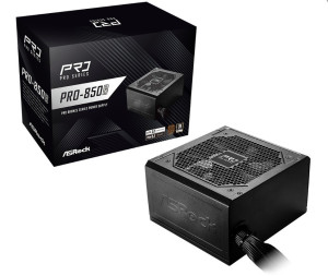 ASRock Zasilacz PRO-850B 850W 80PLUS BRONZE NON MODULAR