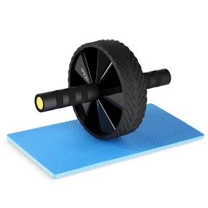 Tréningové koleso na brušné svalstvo AB WHEEL PRO žlté