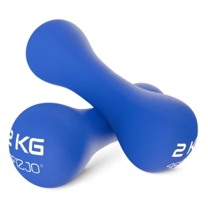 Liatinové činky na cvičenie 8-shape 2 x 2 kg