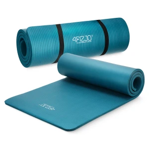 Podložka na fitness a jogu NBR 180 × 60 × 1,5 cm morská zelená