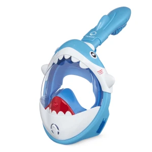 Detská potápačská maska TSUNAMI SHARK modrá