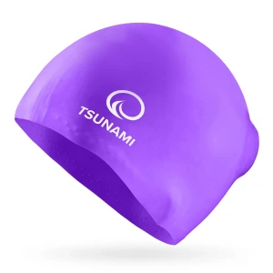 Plavecká čiapka unisex TSUNAMI fialová