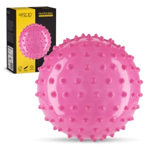 Rehabilitačná lopta s hrotmi 20 cm ružová