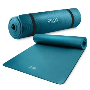 Podložka na fitness a jogu NBR 190 × 100 × 1,5 cm modrá
