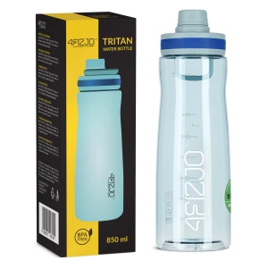 Športová fľaša na vodu 850 ml modrá