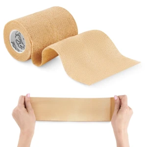 Samolepiaci kohezívny obväz 4,5 m × 10 cm béžový