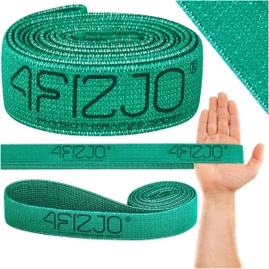 4FIZJOTextilné odporové gumy 7-13 kg - zelená