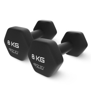 Klasické liatinové činky 2 x 8 kg