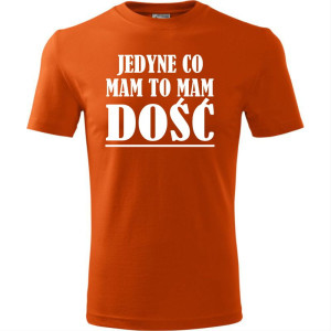 Męska koszulka - jedyne co mam