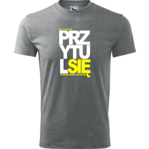 męska koszulka - no chodź przytul się przecież wiem że chcesz