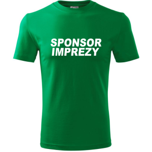 Męska koszulka - Sponsor imprezy