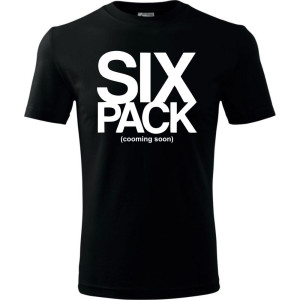 Męska koszulka Sportowa - Six pack
